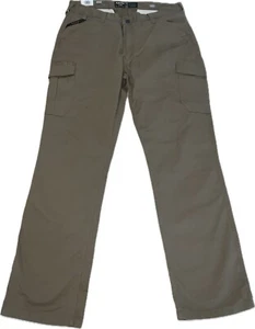 Ariat Men's Rebar M4 Straight Leg Field Khaki Made Tough Cargo Pants Size 38x34 - Picture 1 of 5