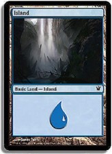 Island #253 FOIL Innistrad MtG LP