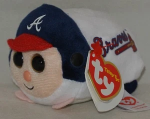 New! 2018 MLB TY Teeny Tys ATLANTA BRAVES 4" Stackable! - Imagen 1 de 1