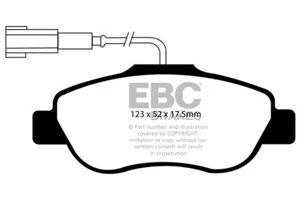 EBC Ultimax Front Brake Pads for Fiat 500 1.3 TD (2010 on) - Picture 1 of 1