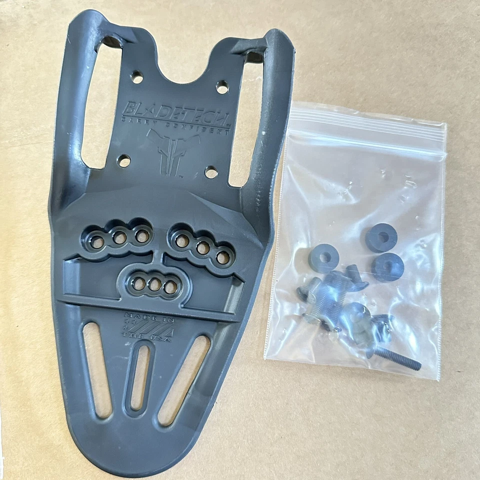 New Blade-Tech Duty Drop & Offset Holster Attachment Platform Black Fits 2" Belt - Image 1 of 4