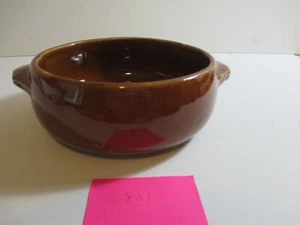 McCoy Pottery USA Brown Bean Soup Bowl 6 1/2" Diameter 3" Deep - Picture 1 of 5