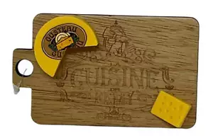 Disney Epcot Remy's Ratatouille Abenteuer Holz Käsebrett Magnet - Bild 1 von 1