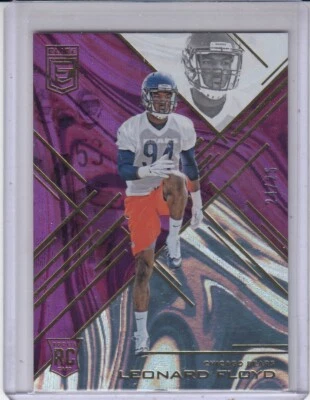 LEONARD FLOYD 2016 Donruss Elite Purple #105 RC 24/25 Bears - Image 1 of 2