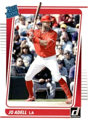 2021 Donruss #33 Jo Adell RR Los Angeles Angels - Image 1 of 2