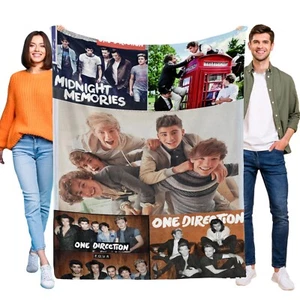 One Direction Überwurf Decke Bett Couch Deko Nap Auto Ganzjahres Geburtstagsgeschenke - Bild 1 von 7