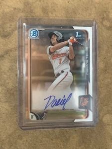 Dariel Alvarez 2015 Bowman Chrome Auto On Card Bcap-da Baltimore Orioles - Picture 1 of 2