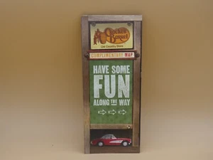 Cracker Barrel Old Country Store ubicación mapa plegable (2012) - Imagen 1 de 2