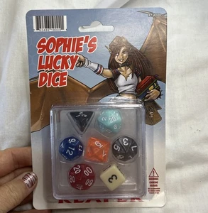 Sophie's Lucky Dice NIB - Limited Reaper Pizza Dungeon D&D Polyhedron Die - Picture 1 of 3