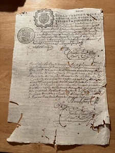 Italy Italian One page Document From 1671 354 Years Old - Picture 1 of 3