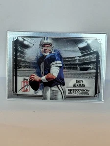 TROY AIKMAN (DALLAS) - 2024 TOPPS SIGNATURE CLASS "GRIDIRON AMBASSADORS" INSERT - Picture 1 of 2