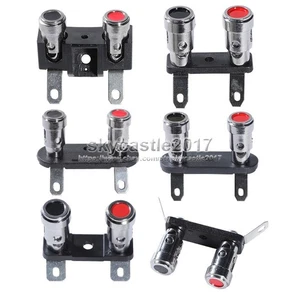 2pcs Horn Connection Post Press Type Speaker Terminal Strip Woofer Leading Wire - Picture 1 of 13