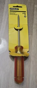 RARE VINTAGE NEW 1990's STANLEY 64-961 #1 SQUARE ROBERTSON TIP SCREWDRIVER USA - Picture 1 of 6