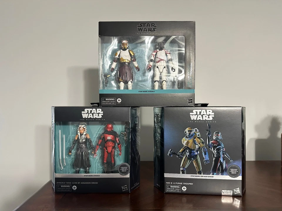 🔥 Star Wars The Black Series упаковка 2 шт. - Лот из 3 - Новый! - Изображение 1 из 1