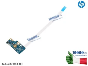 Pulsante Tasto Accensione Power Board HP 15-G 15-R 250 256 G3 LS-A991P 455MKL32L - Afbeelding 1 van 1