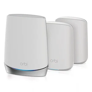 NETGEAR Orbi Whole Home Tri-Band Mesh WiFi 6 System RBK653 Router+2 Satellite VG - Picture 1 of 2