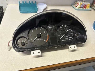 Cuadro de instrumentos velocímetro 131 k Mazda Miata NA 1990-1993 fabricante original tablero Foto 1 de 3