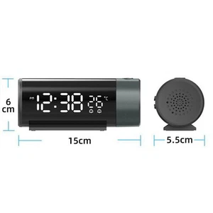 Electronic Projection Clock for Easy Time Reading and Temperature Display - Picture 1 of 12