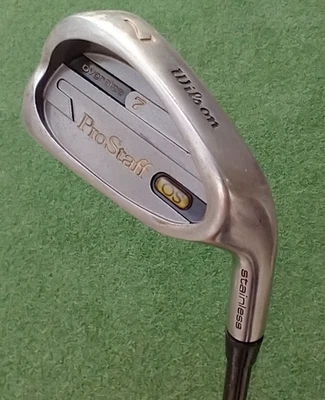 WILSION PROSTAFF OVERSIZED # 7 IRON RH 38" REGULAR FLEX GRAPHITE SHAFT - NICE! - Image 1 of 4