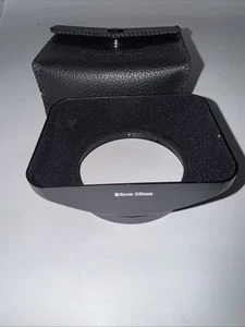 KONICA Hexanon AR Rectangular Metal LENS HOOD SHADE for 24mm 28mm Lens w/Case - Picture 1 of 4