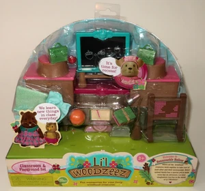 Li'l Woodzeez Classroom & Playground Set New in Package 2018 - Picture 1 of 4