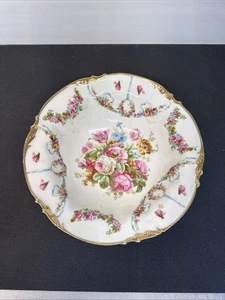 E1 Vintage SE Preußen 1811 Schale rosa Rosen Goldrand Bayern Ga0 - Bild 1 von 11