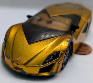 Coches Pixar 2.FABRIZIO.Edición Disney Store.Dorado metálico. Frazer 2009-Nash Namir. - Imagen 1 de 6