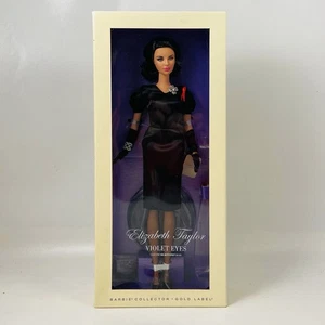 Silkstone Elizabeth Taylor Violet Eyes Gold Label Barbie Doll 2012 Mattel W3495 - Picture 1 of 7