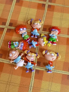 Rare Vintage 1999 Rugrats Figurine Model Set 8Pc Collectible - Picture 1 of 1
