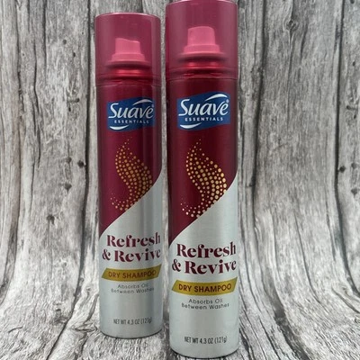 Lot of 2-Suave Professionals Refresh and Revive Dry Shampoo (4.3 oz)-SHIPS FREE! - Image 1 of 3