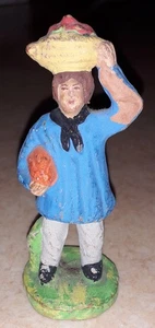 Santon chave aubagne garcon aux fruits 9cm - Imagen 1 de 2