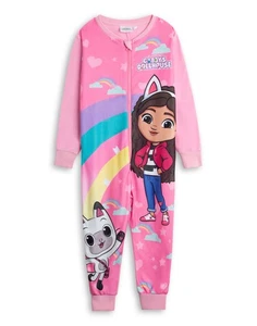 Gabby's Dollhouse Pink Character All In One Jumpsuit Girls - Picture 1 of 10