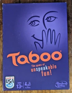 Taboo The Board Game of Unspeakable Fun Hasbro Gaming Made in USA (2013) Good - Picture 1 of 7