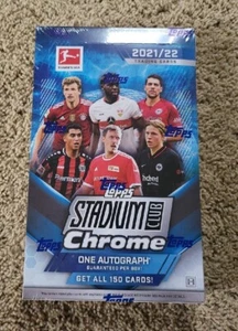2021/22 Topps Stadium Club Chrome Bundesliga Hobby Box - Picture 1 of 3