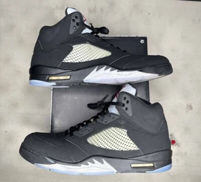 Nike Air Jordan ретро 5 металлик 2016 оригинальные все ношенные 2x размер 18 - Изображение 1 из 4