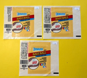 Rompecabezas y tarjetas de béisbol Donruss 1991 envoltura de cera vacía 3 envolturas... 22 - Imagen 1 de 2