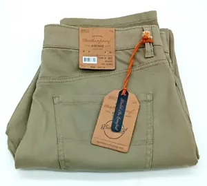 Men's Weatherproof Vintage 34x32 Khaki Stretch Jeans NWT - Picture 1 of 6
