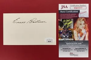 Ewell Blackwell Signed 3x5 Card JSA Certified MLB Pitcher Cincinnati Reds AUTO! - Picture 1 of 4