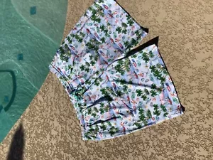 CARIBBEAN SWIMWEAR Tropical Print BOARD SHORTS 3XT - Picture 1 of 3