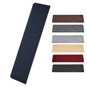 7Pcs Fluffy Shipskin New Carpet Stair Treads Non-Slip Stair Tread Washable Rug - Picture 1 of 32