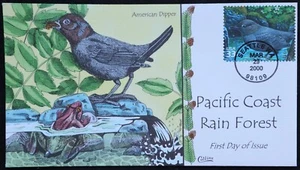 U.S. Used #3378c 33c Pacific Rain Forest 2000 Collins First Day Cover (FDC) - Picture 1 of 1