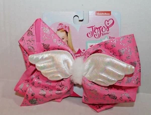 JoJo Siwa Large Pink Flying Pig with Wings Signature Hair Bow NEW - Picture 1 of 1