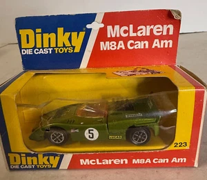 Dinky Toys 223 McLaren M8A #5 Can Am Original Box Unopened 🔥 - Picture 1 of 7