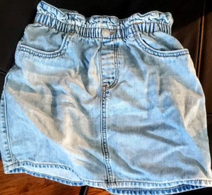 Levis High Rise Jean Pull up Skirt Girls Size 10 Reg medium - Picture 1 of 3