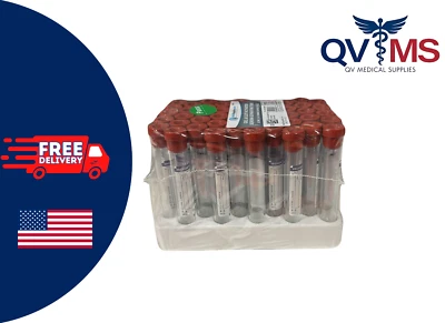 (200 piezas) Tubo activador de gel y coágulos SST tapa de goma 8,5 ml tapa amarilla Foto 1 de 2