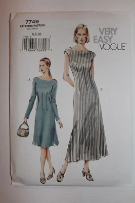 Vogue Pattern #7749 Size 6-8-10 Misses/Misses Petite Dress - 2 different lengths - Image 1 of 2