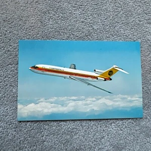 Continental Airlines 727 Trijet Flugzeug Postkarte Bordflug Boeing 727 - Bild 1 von 2