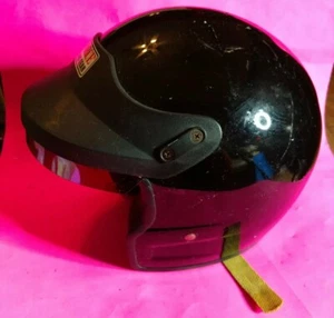 G-Force Racing Gear LGBK (Glossy Black) GF750 Open Face Helmet (LARGE) PRE-OWNED - Picture 1 of 6