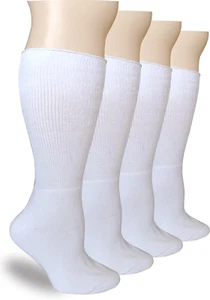 2 pares de calcetines para diabéticos bariátricos extra anchos sueltos sin ataduras para mujeres hombres - Imagen 1 de 12