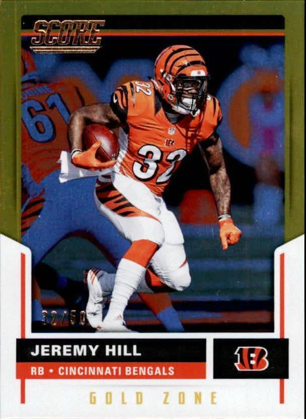 2017 Score Gold Zone #'d/50 Singles - Image 1 of 1